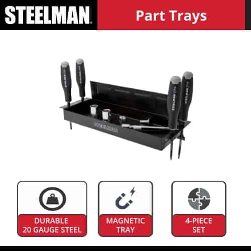 Juego de 4 Bandejas Magnéticas de Almacenamiento de - Imagen 6