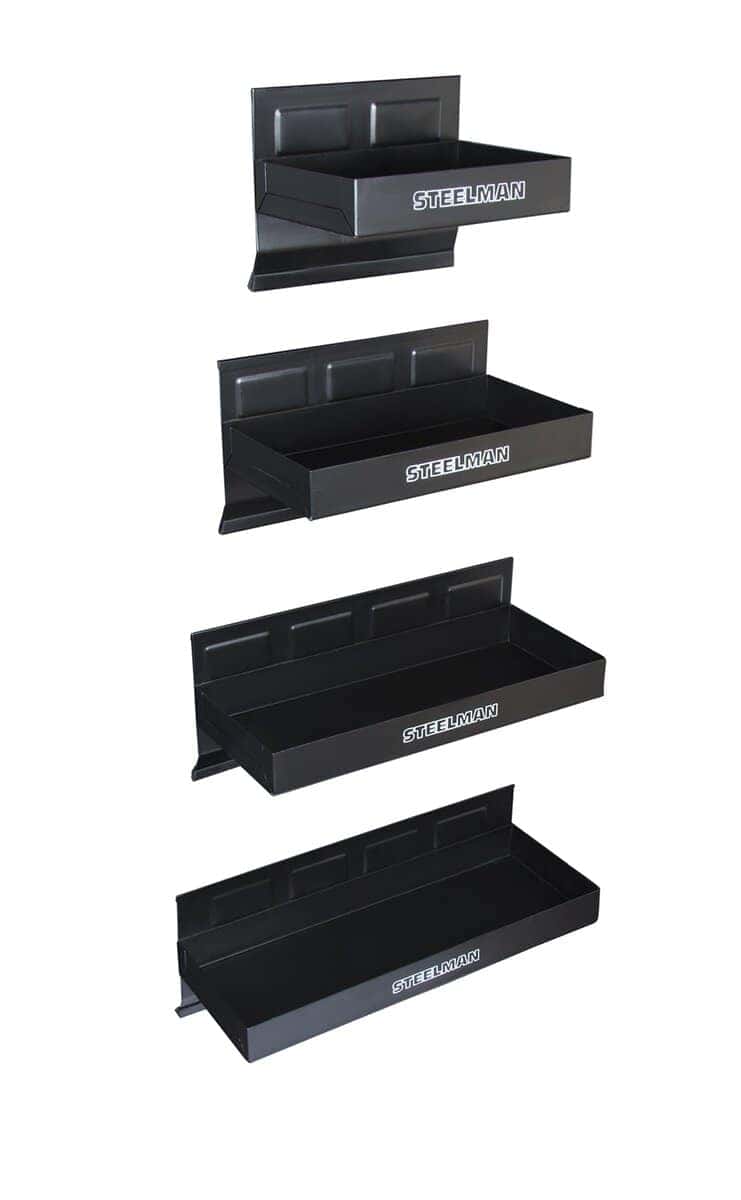 Juego de 4 Bandejas Magnéticas de Almacenamiento de