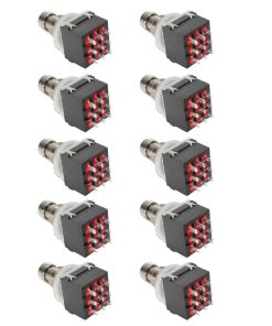 Interruptor de pedal de efectos para guitarra ESUPPORT 3PDT