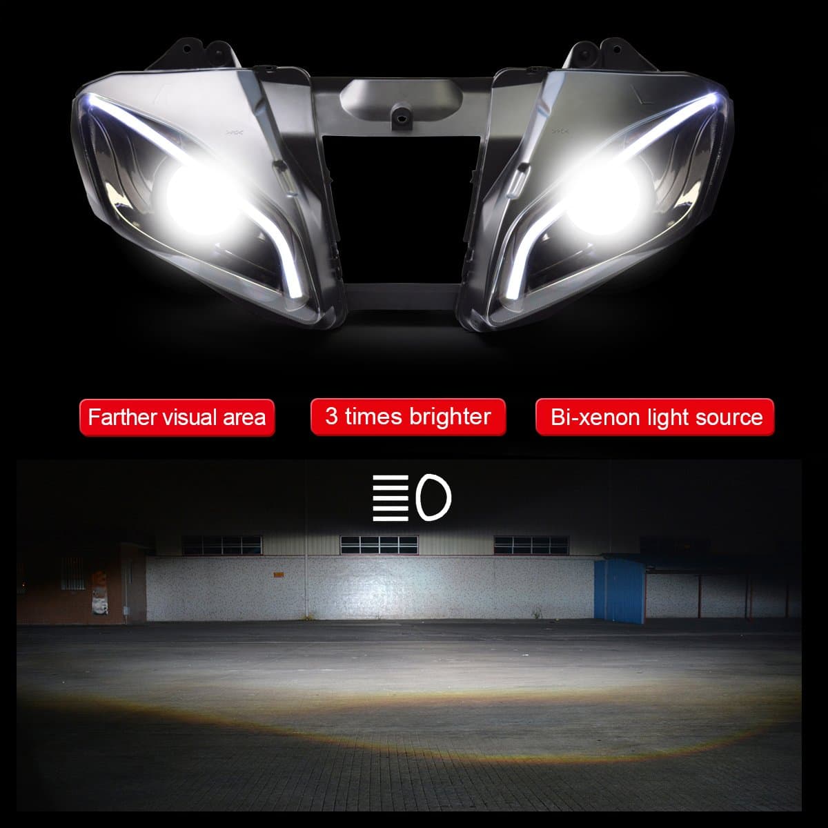 Ensamblaje de Faro LED para YZF R6 2006-2007, Faro - Imagen 8