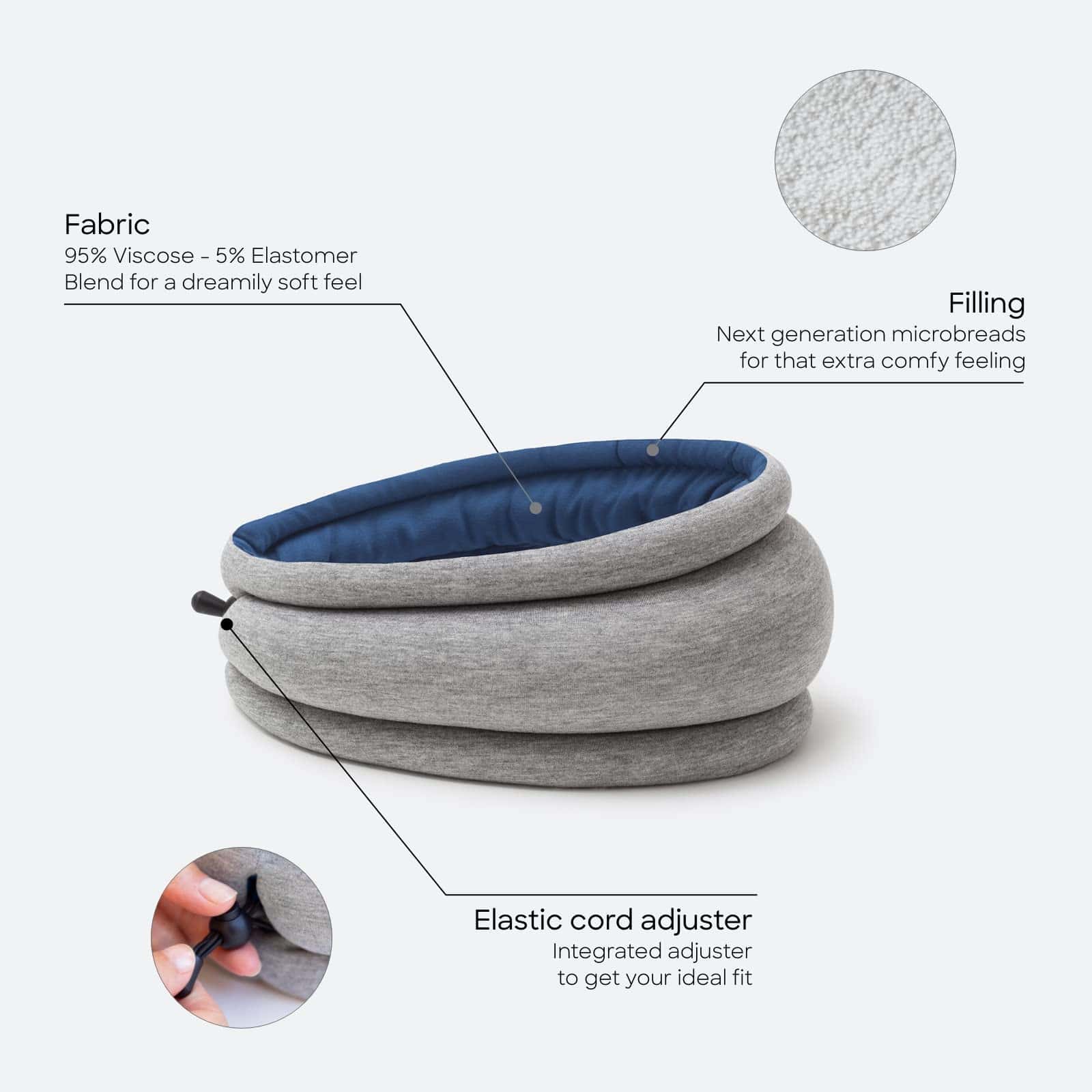 Almohada Ostrichpillow Light para Viajes y Siestas en el - Imagen 3