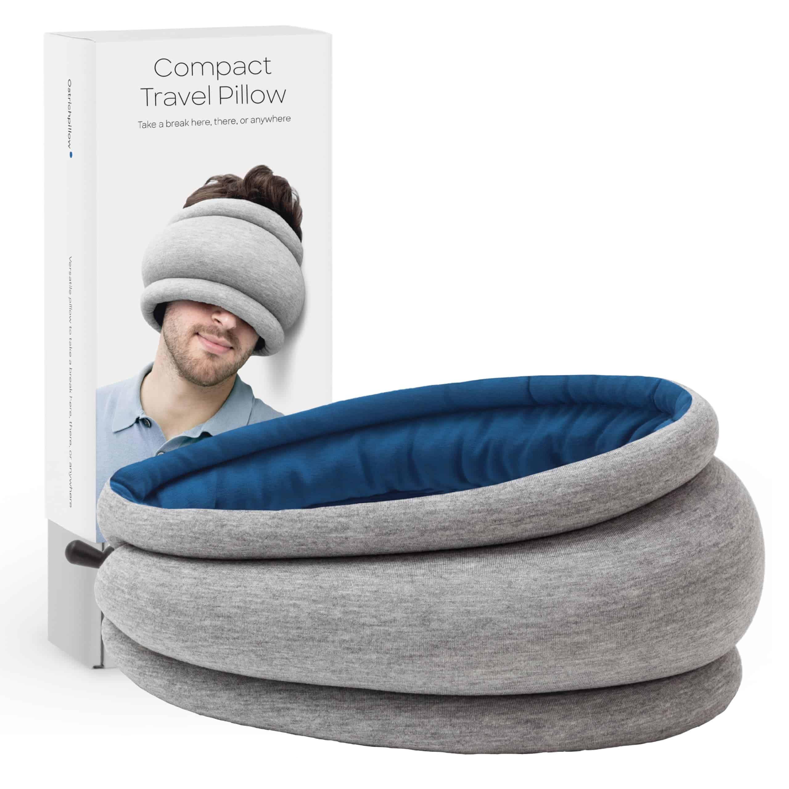 Almohada Ostrichpillow Light para Viajes y Siestas en el