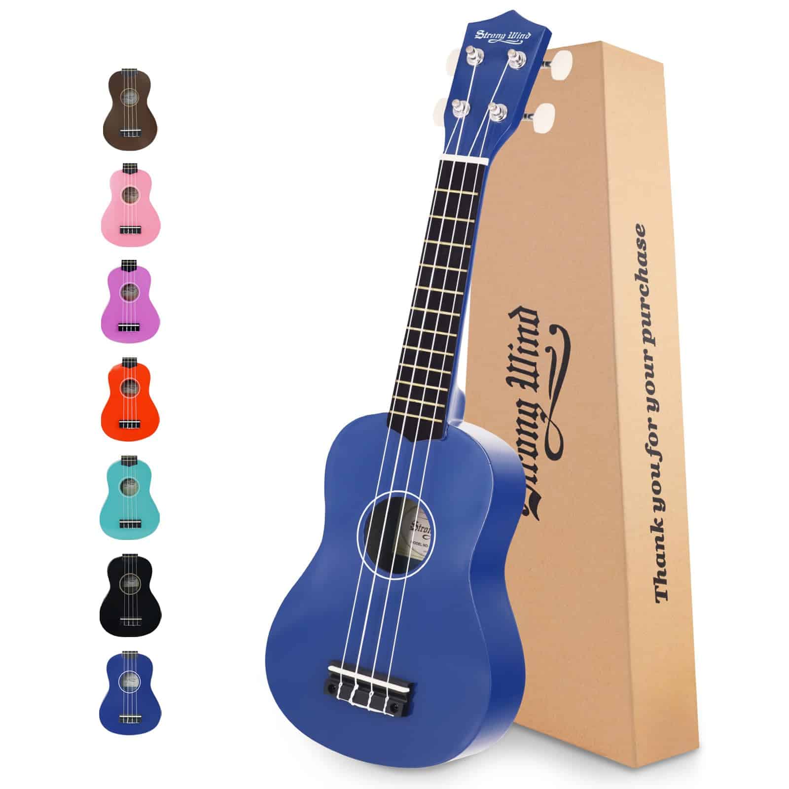 Ukulele Soprano Strong Wind de 21 Pulgadas de Basswood para
