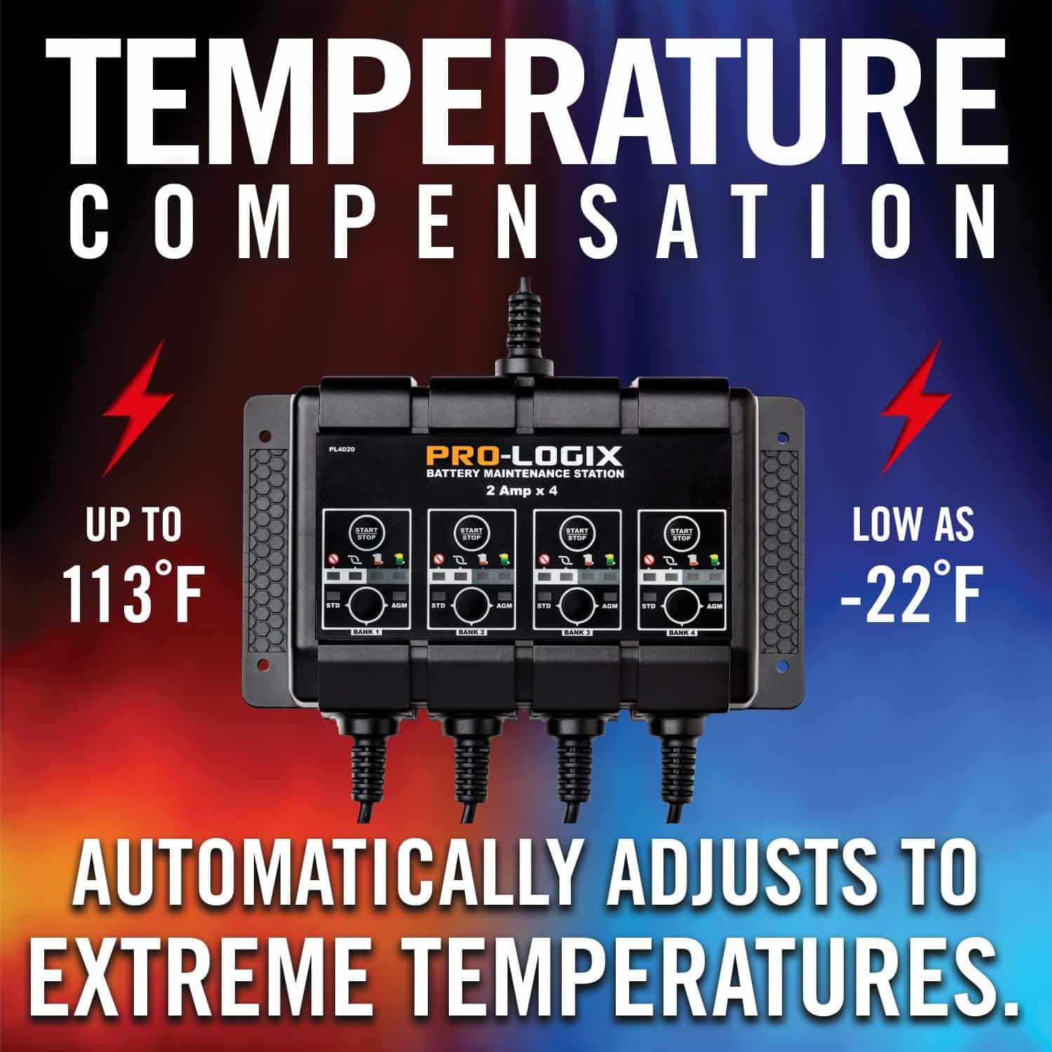 Cargador automático inteligente de 4 bancos Clore - Imagen 5