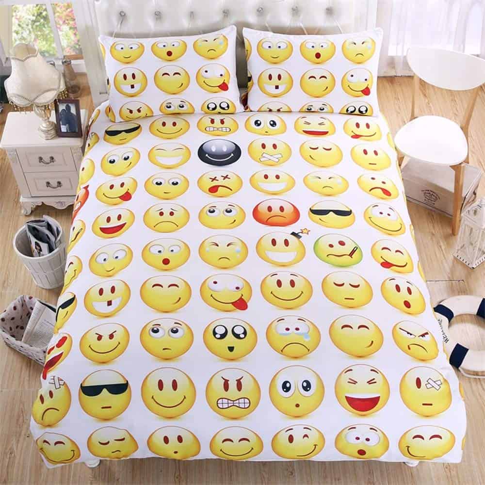 Juego de Cama de 3 Piezas con hermosos estampados 3D de