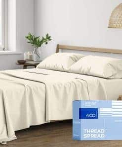 Juego de sábanas King de 100% algodón THREAD SPREAD - Juego