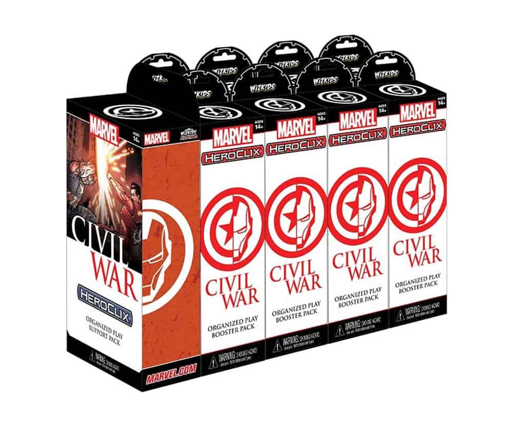 WizKids HeroClix Civil War Booster Brick