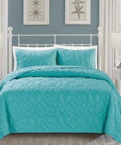 Juego de Funda de Edredón Tropical Costa con Concha de Mar