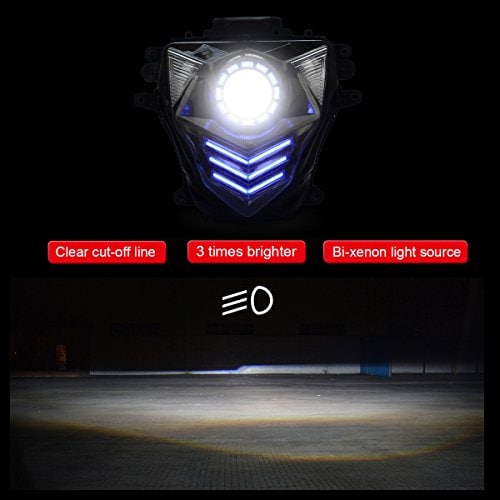 Ensamblaje de faro LED KT para Suzuki GSXR600, GSX-R600 - Imagen 6