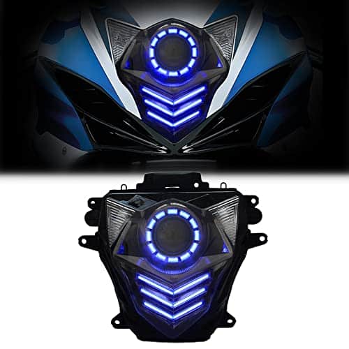Ensamblaje de faro LED KT para Suzuki GSXR600, GSX-R600
