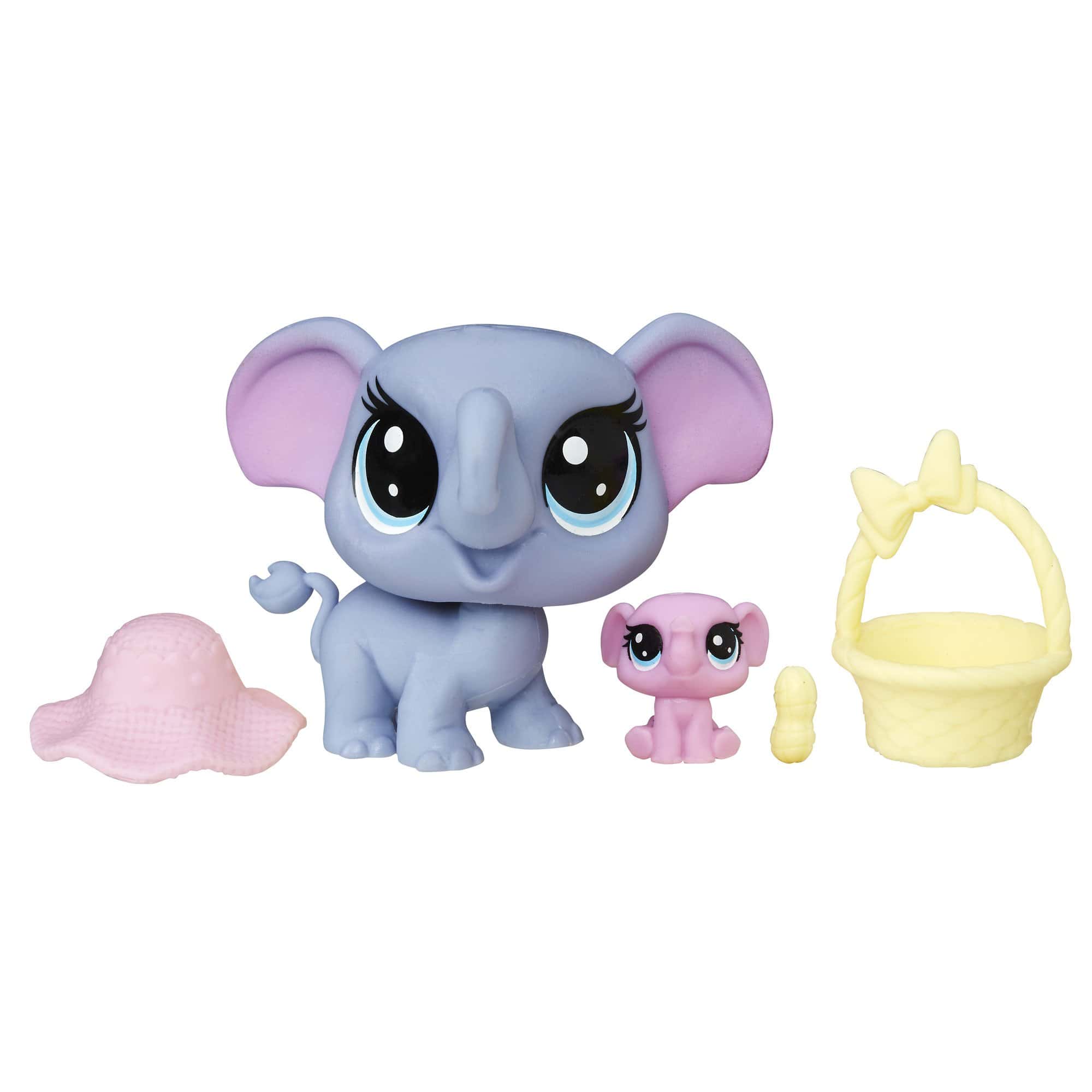 Littlest Pet Shop Indigo Trunkley & Pinkaboo Trunkley