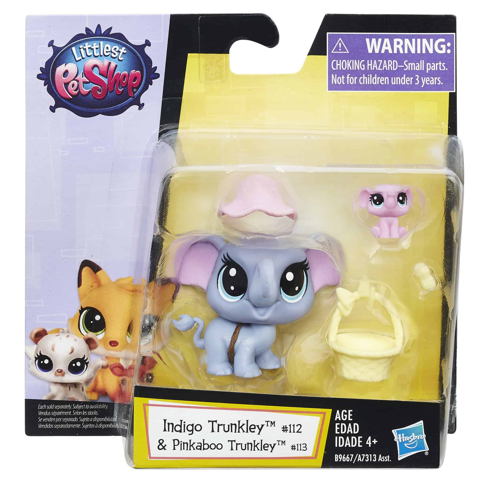 Littlest Pet Shop Indigo Trunkley & Pinkaboo Trunkley - Imagen 3