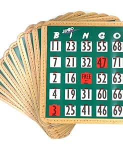 Tarjetas de Bingo Jumbo Tapp Collections 10 piezas - Verde