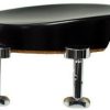 Descanso de barbilla para violín Teka Ebony con soporte Hill