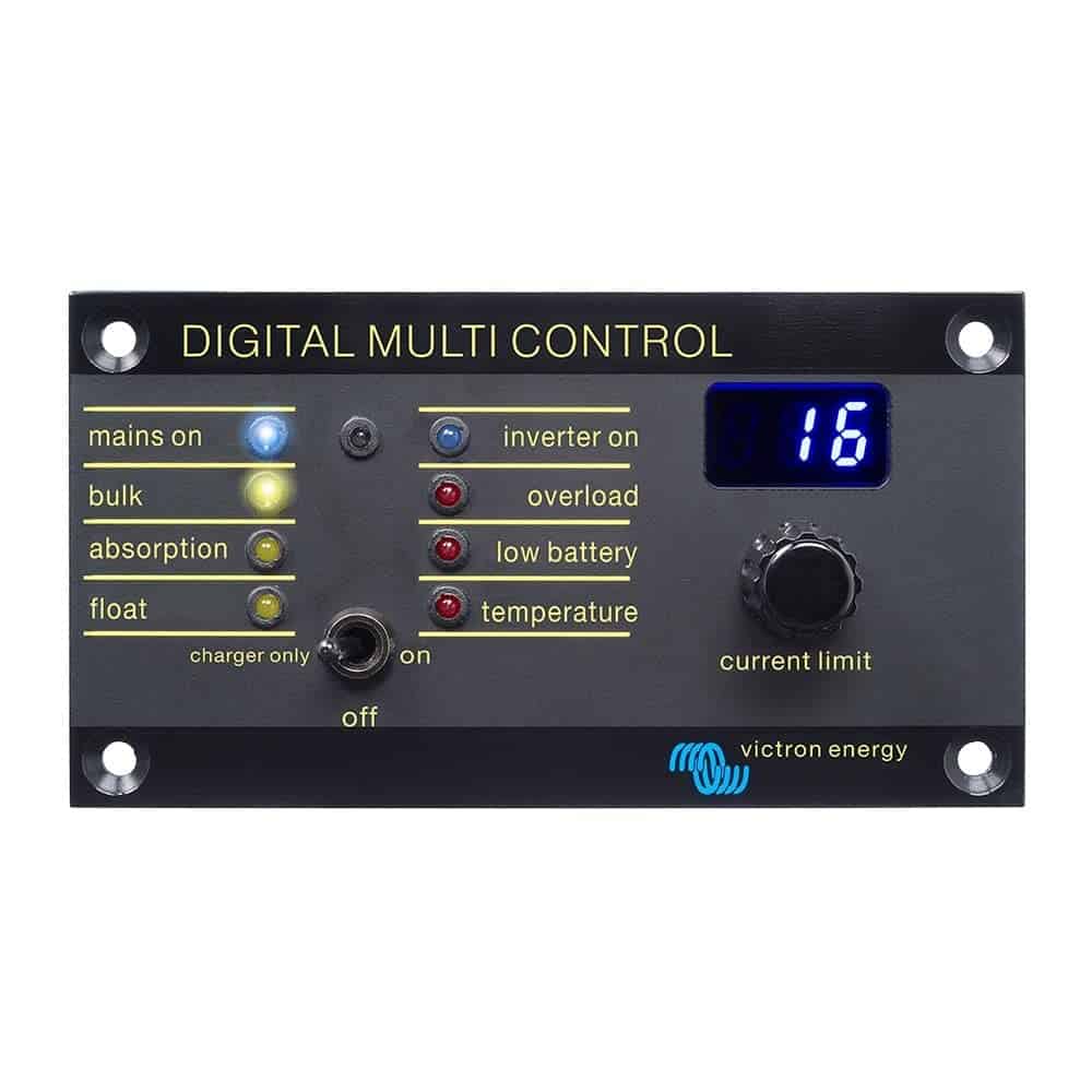 Panel de Control Digital Multi 200/200 amperios Victron
