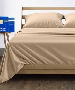 Juego de sábanas 100% algodón egipcio hipoalergénico tamaño