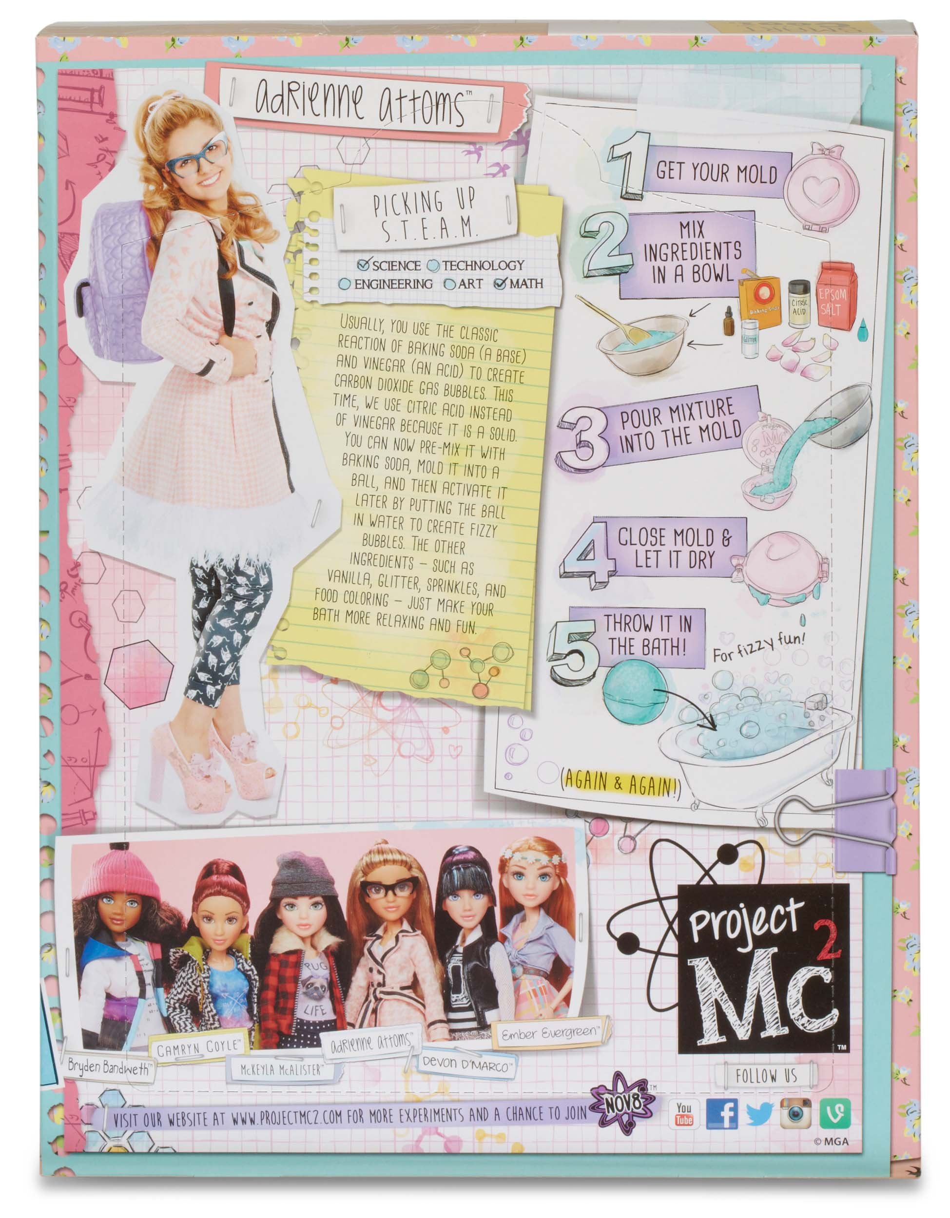 Experimentos con muñecas de Project Mc2- Baño efervescente - Imagen 6