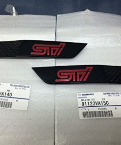 Juego de Emblemas de Par de Guardabarros Negros Genuinos