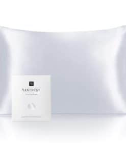 Funda de Almohada de Seda Vegana YANIBEST para Cabello y