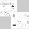Set de 2 Planos - Ukuleles Concert & Tenor - Impresiones a