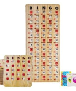 Tarjetas de Bingo MR CHIPS a Prueba de Atascos con Ventanas