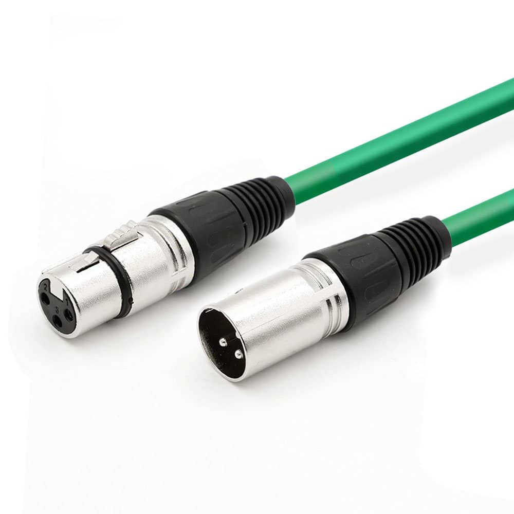 Cable de altavoz balanceado macho a hembra XLR de 30m