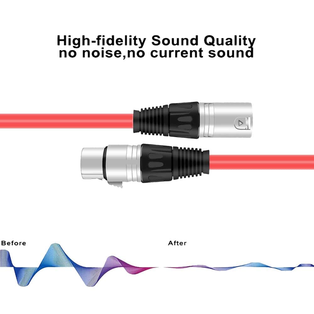 Cable de 50 pies XLR DREMAKE para Micrófono, Escenario, DJ, - Imagen 3