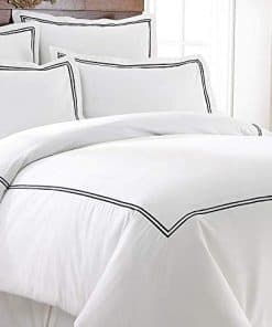 Juego de Funda nórdica Calico Homes de 500 Hilos con Ribete