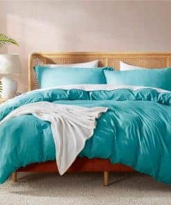 Juego de Funda de Edredón California King Teal de Nestl -