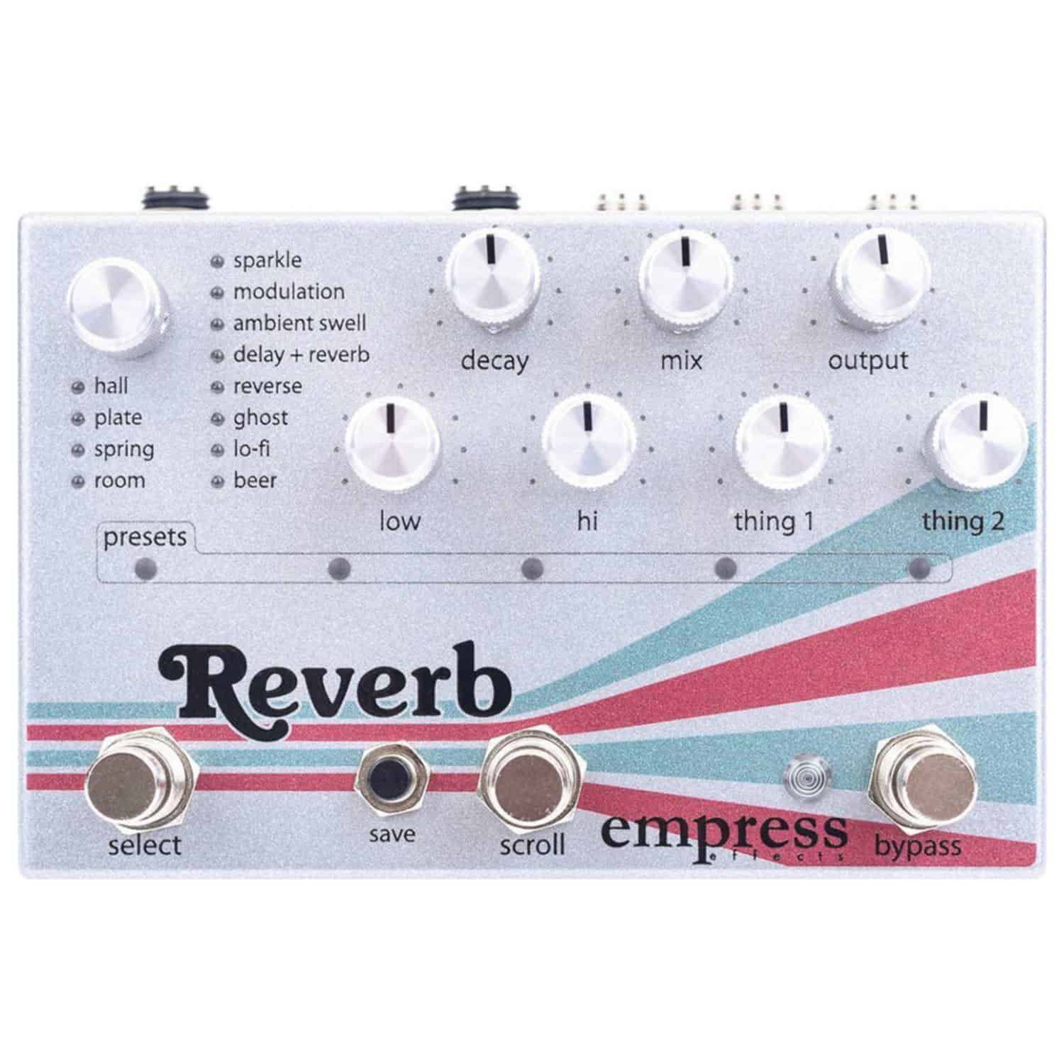 Pedal de Efectos de Reverb Empress Effects