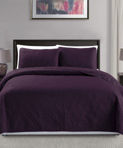 Colcha de Cama Acolchada con Diamantes Mk Collection