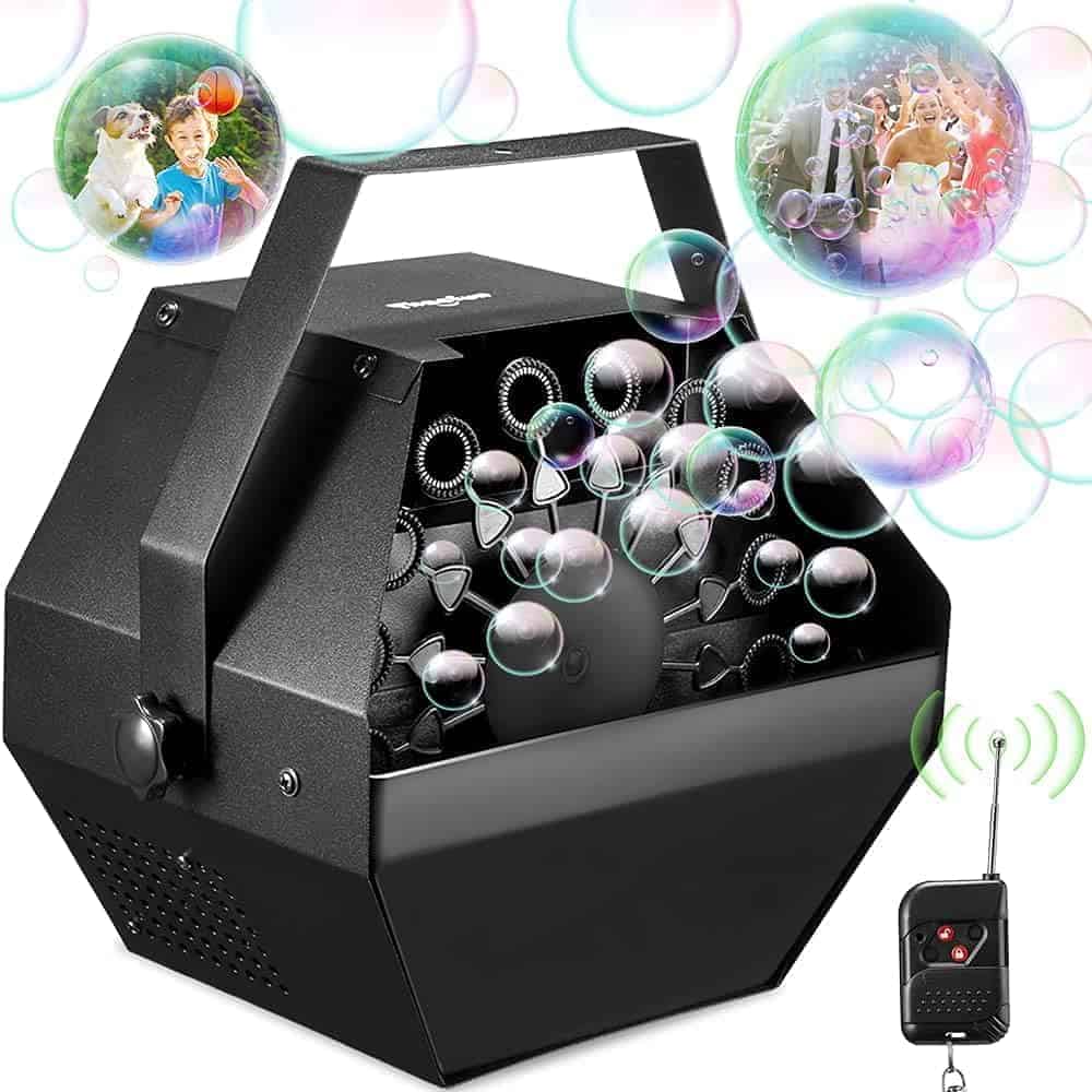 Theefun Bubble Machine: Máquina de Burbujas de Metal de