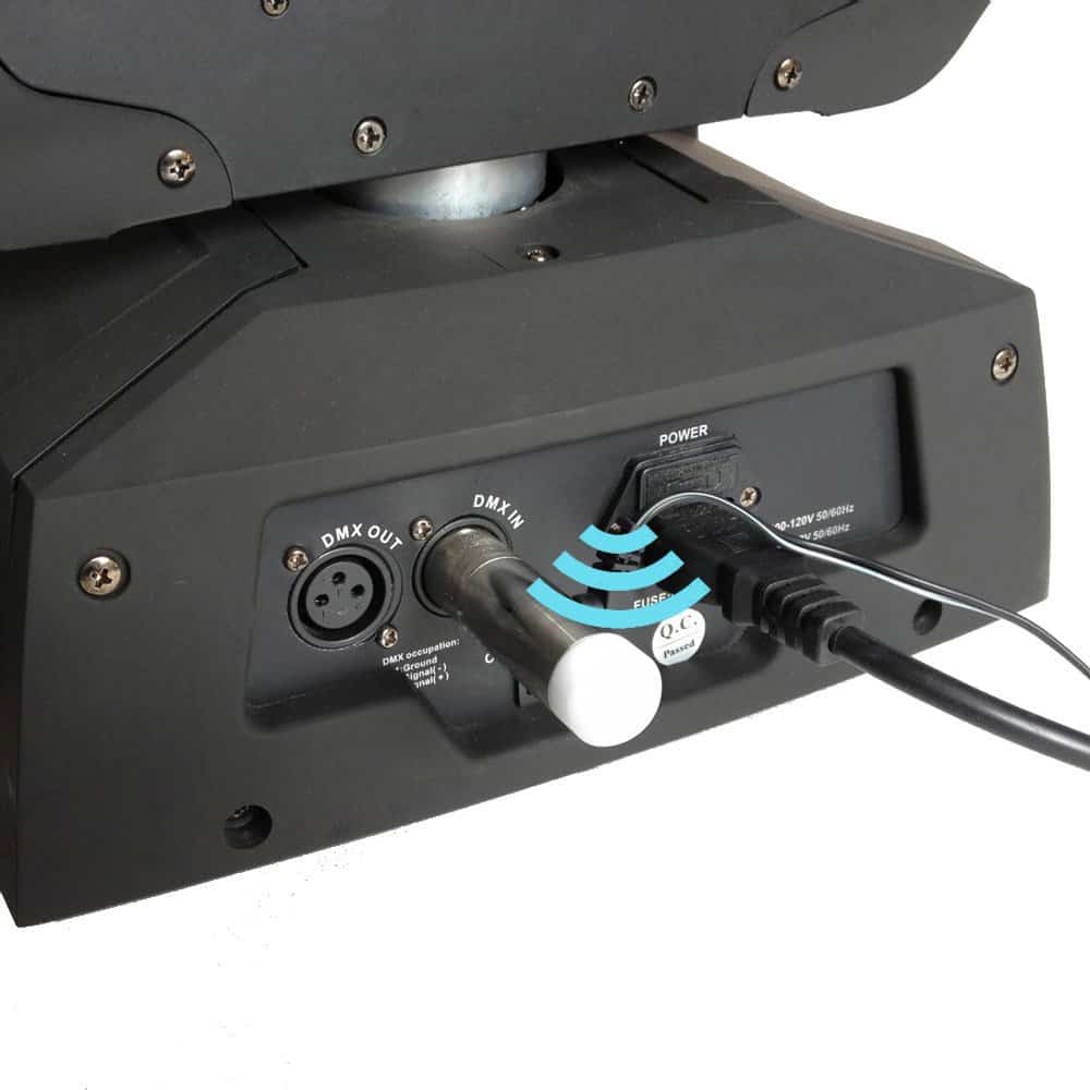 Receptor inalámbrico XLR hembra Lixada 2.4G DMX512 Dfi para - Imagen 5