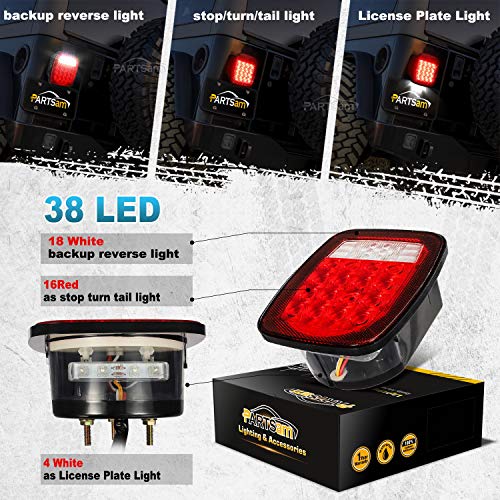 Par Universal de Luces Traseras 38 LED para Freno, - Imagen 5