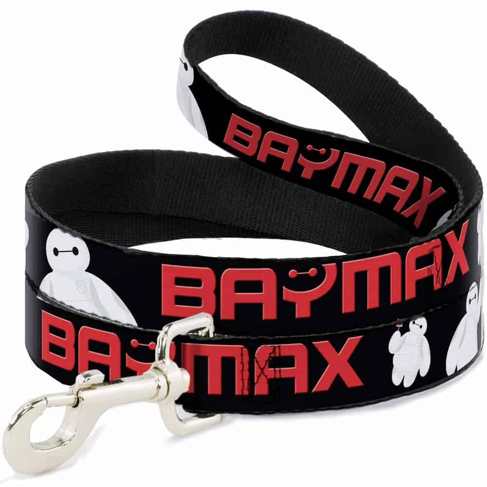 Correa para Perro Baymax Poses Negro Blanco Rojo 4 Pies de