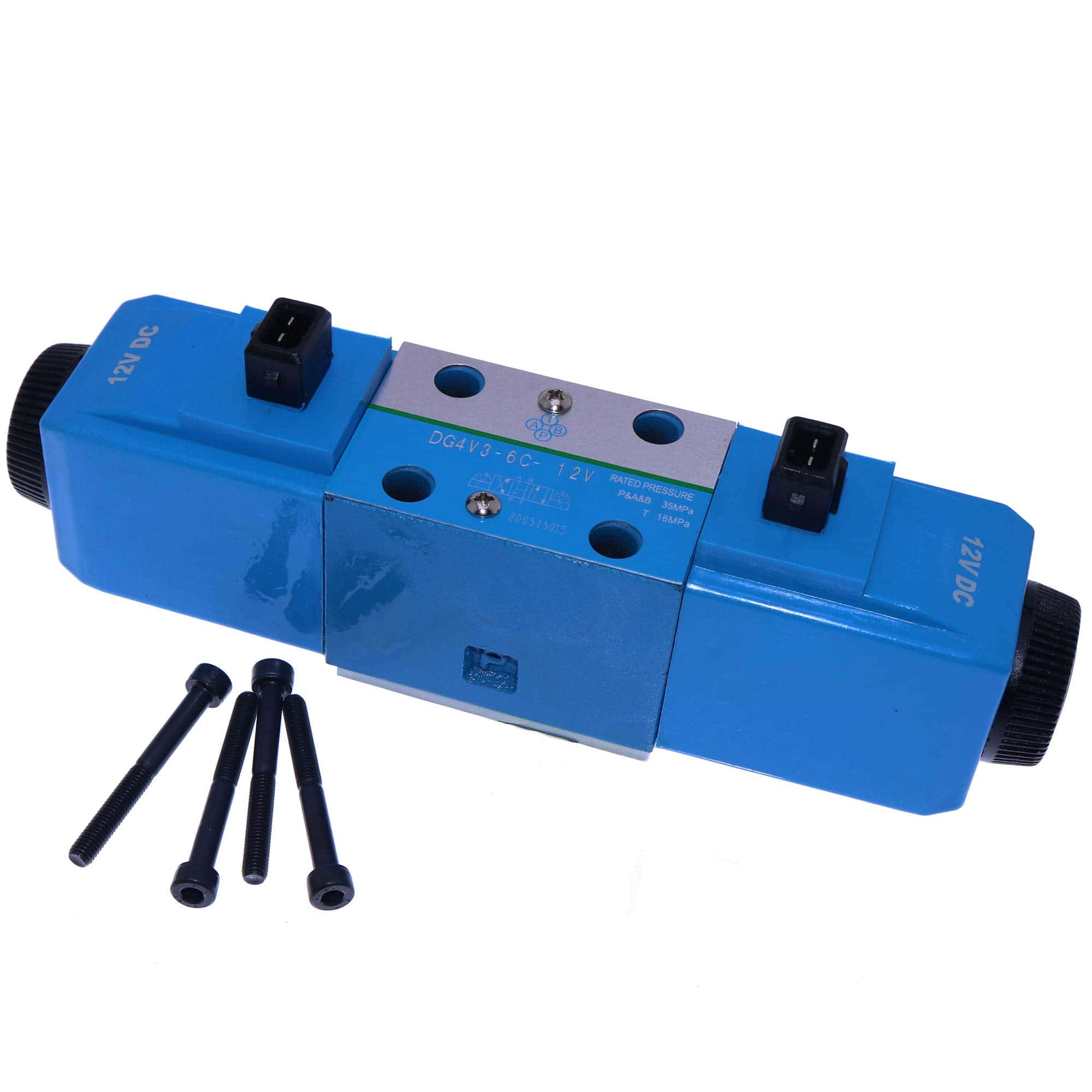 Válvula Direccional Solenoide Hidráulica Holdwell 12V