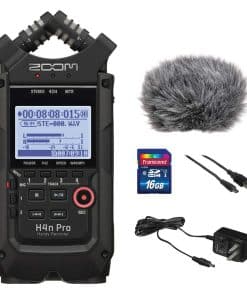 Grabadora portátil de 4 pistas Zoom H4n Pro All Black