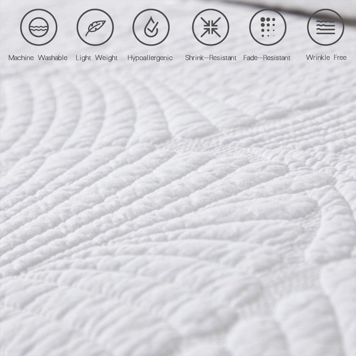 Juego de edredón de lujo de algodón de marca Brandream para - Imagen 7