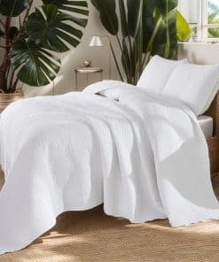 Juego de edredón de lujo de algodón de marca Brandream para