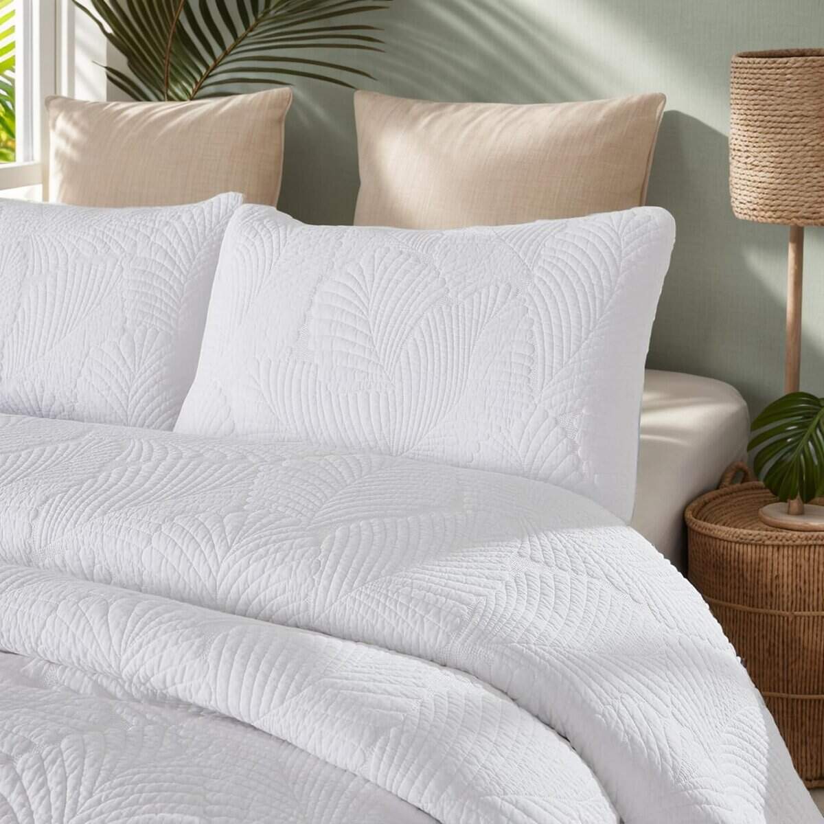 Juego de edredón de lujo de algodón de marca Brandream para - Imagen 3