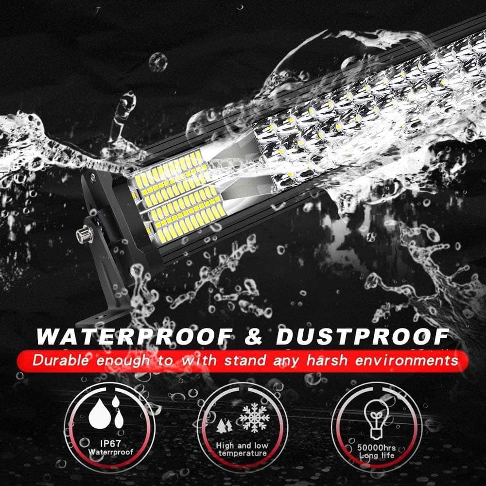 Barra de Luz LED TURBO SII de 32 Pulgadas 405W Triple Fila - Imagen 8