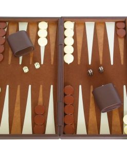Set de Backgammon de Lujo de 15" - Estuche de Viaje -