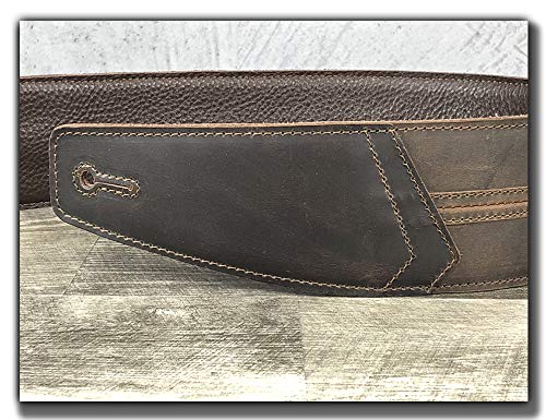 Correa de Guitarra de Cuero Acolchado de Grano Completo - Imagen 4