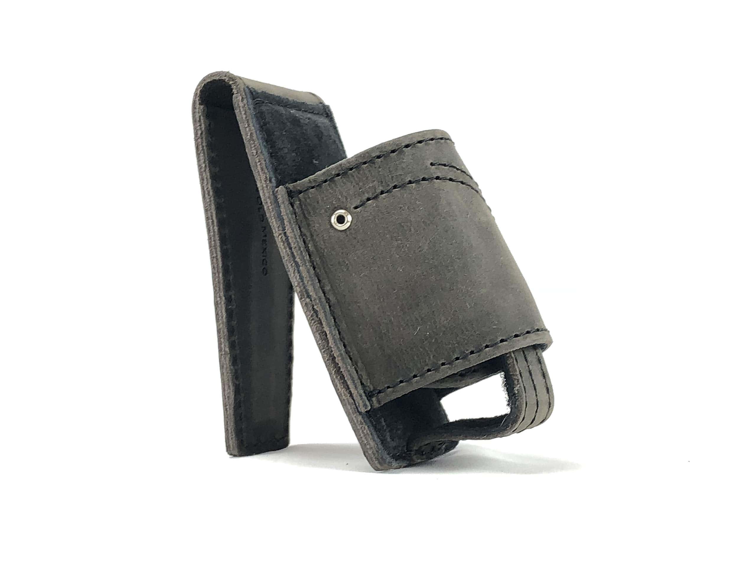 Porta Púas de Guitarra de Cuero de Grano Completo de - Imagen 3