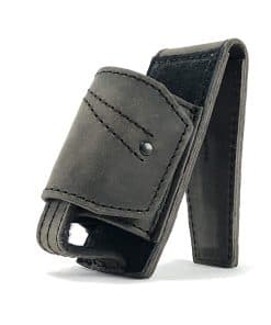 Porta Púas de Guitarra de Cuero de Grano Completo de