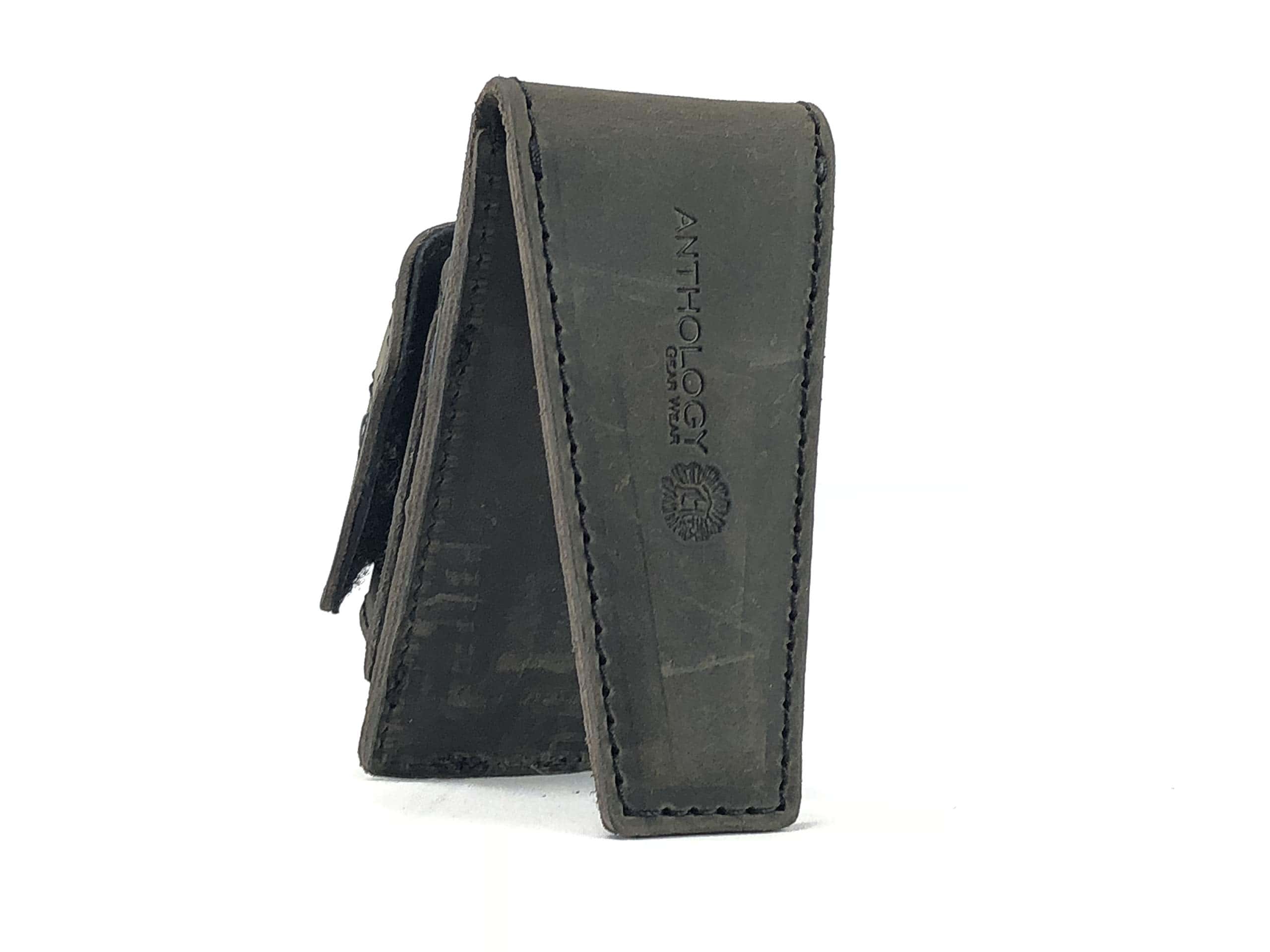 Porta Púas de Guitarra de Cuero de Grano Completo de - Imagen 5