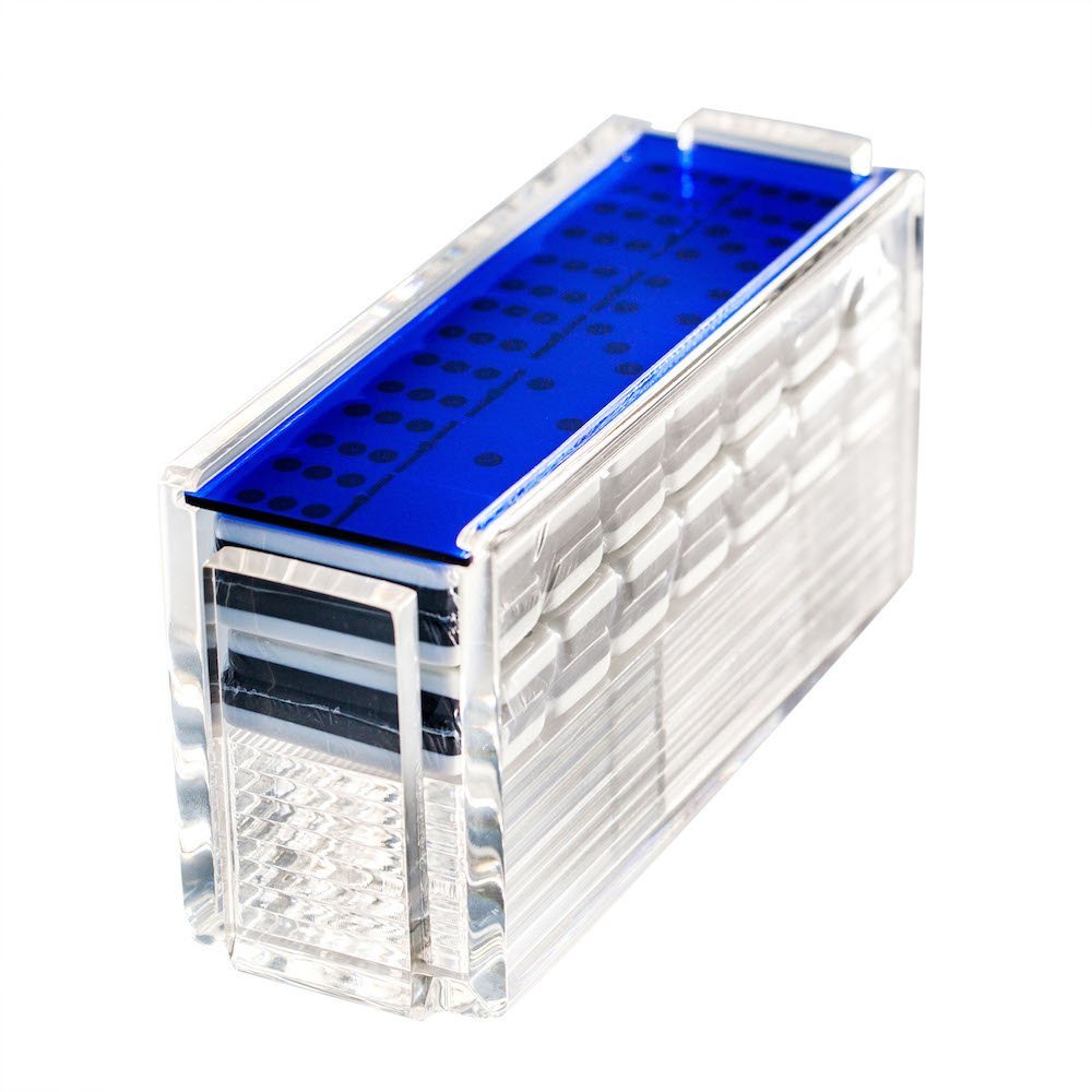 Set de Dominó Doble Seis Moderno con Soportes, Set de