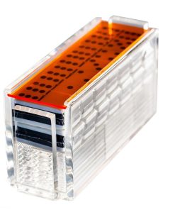 Juego de Dominó Moderno Double Six Jumbo con Soportes,