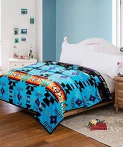 Manta Reversible Tamaño Queen Diseño del Sudoeste