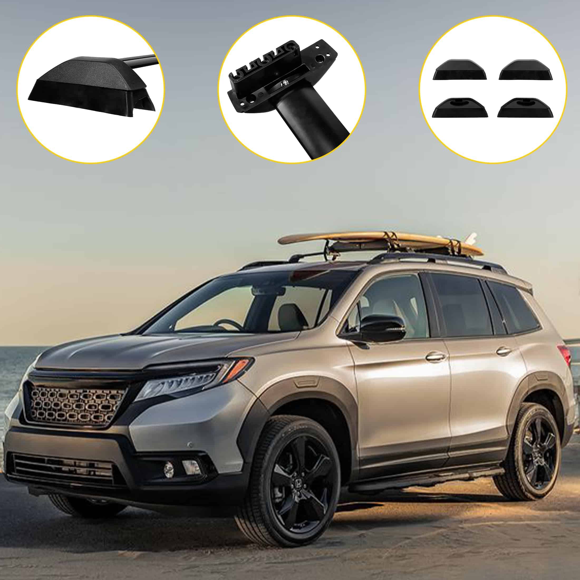 Barras transversales de rack de techo AUXMART 2 piezas - Imagen 7